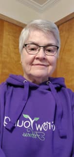 Customer photo of Purple Logo Hoodie