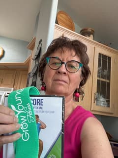 Customer photo of Core Starter Kit DVD - Grow Young Fitness Exercise DVD For Seniors