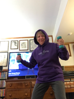 Customer photo of Purple Logo Hoodie