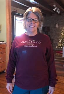 Customer photo of Long Sleeve Tee - Maroon