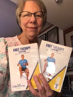 Customer photo of Knee Therapy DVD